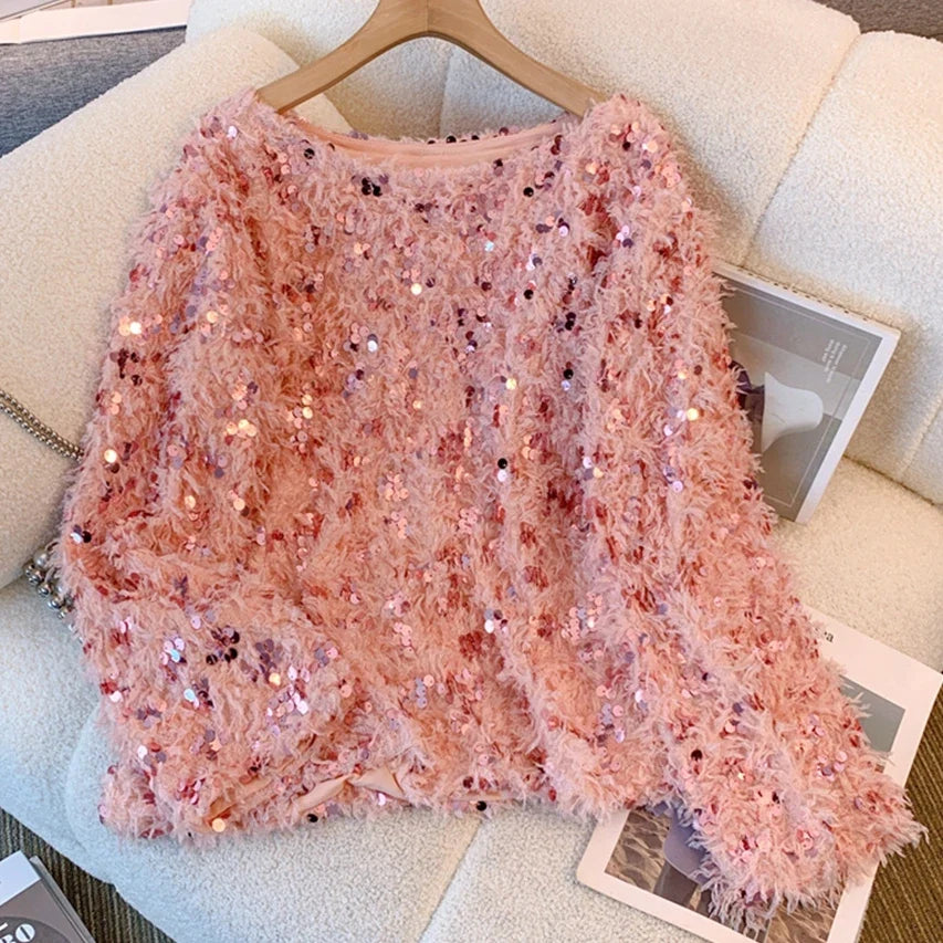 Smilla - Paillettenpullover
