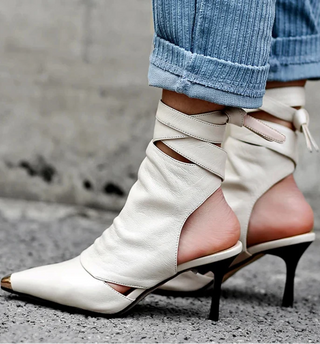 Anna - Lederstiefel mit Schnalle