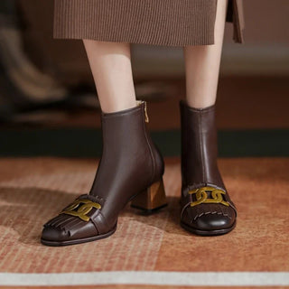 Bianca - Lederstiefeletten
