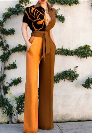 Tanja - Bedruckter Jumpsuit