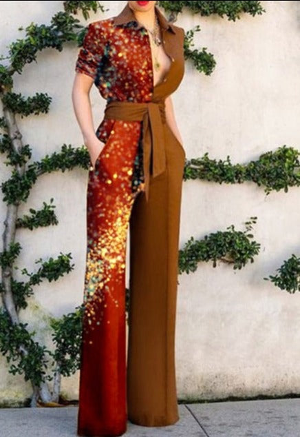 Tanja - Bedruckter Jumpsuit