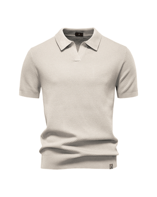 Hauke - Strukturiertes Poloshirt