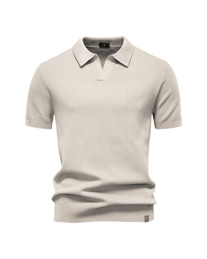 Hauke - Strukturiertes Poloshirt