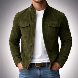 Alexander - Jacke in Wildlederoptik