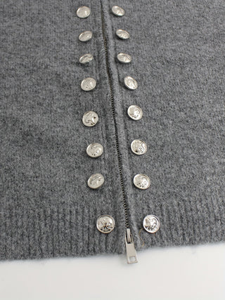 Linnea - Strickjacke mit Reißverschluss
