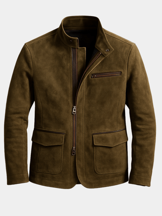 Volker - Jacke in Wildlederoptik