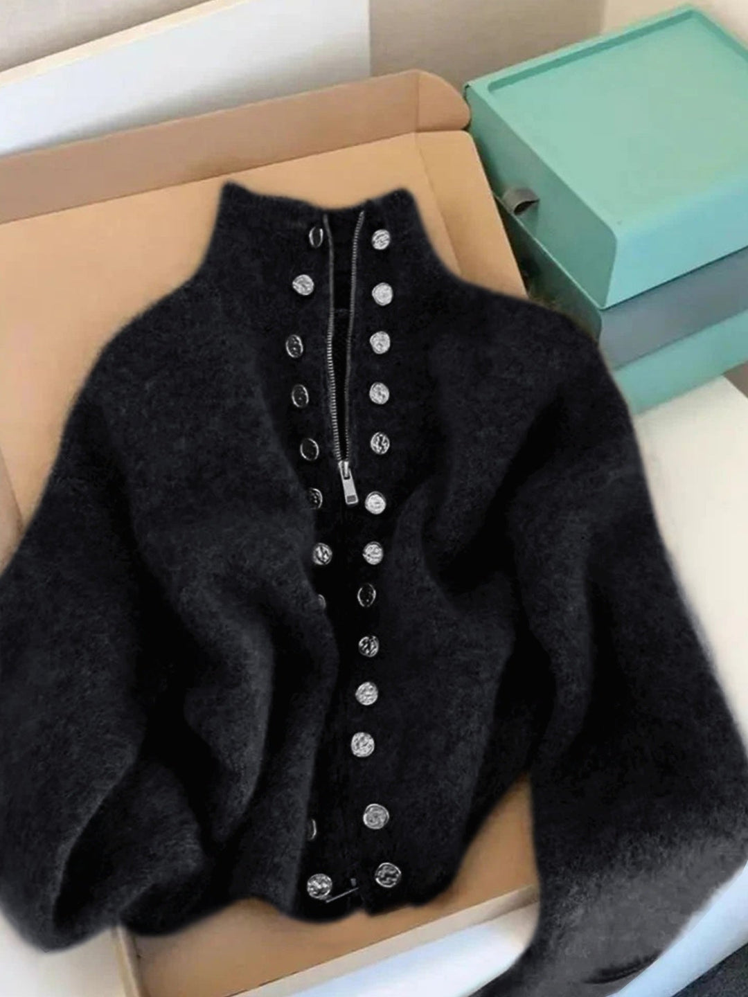 Linnea - Strickjacke mit Reißverschluss