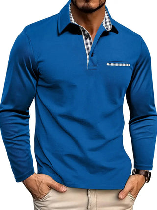 Hendrik - Langarm-Poloshirt