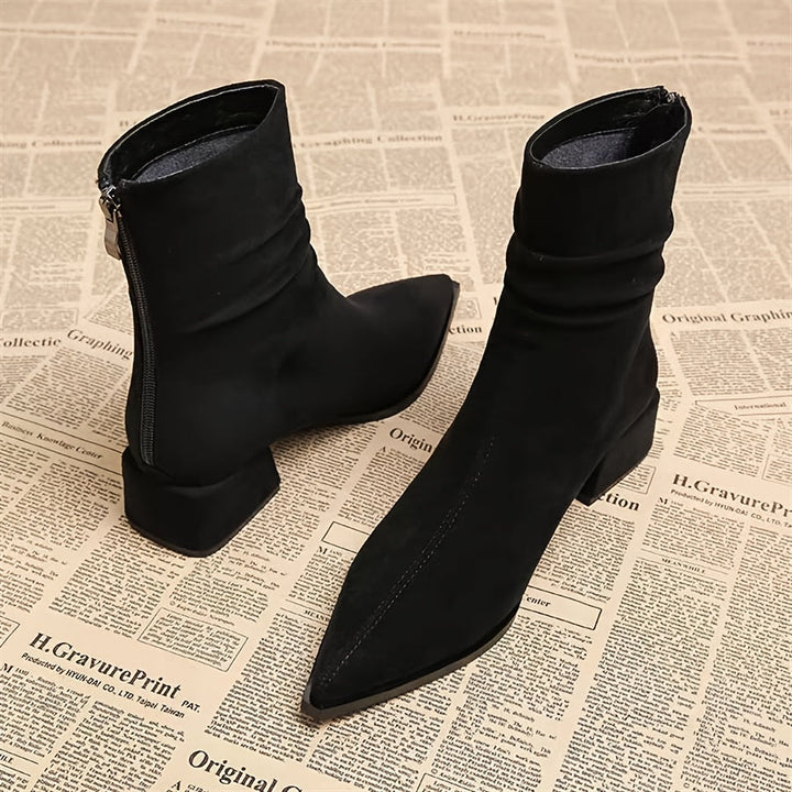 Svea - Stiefel in Wildlederoptik