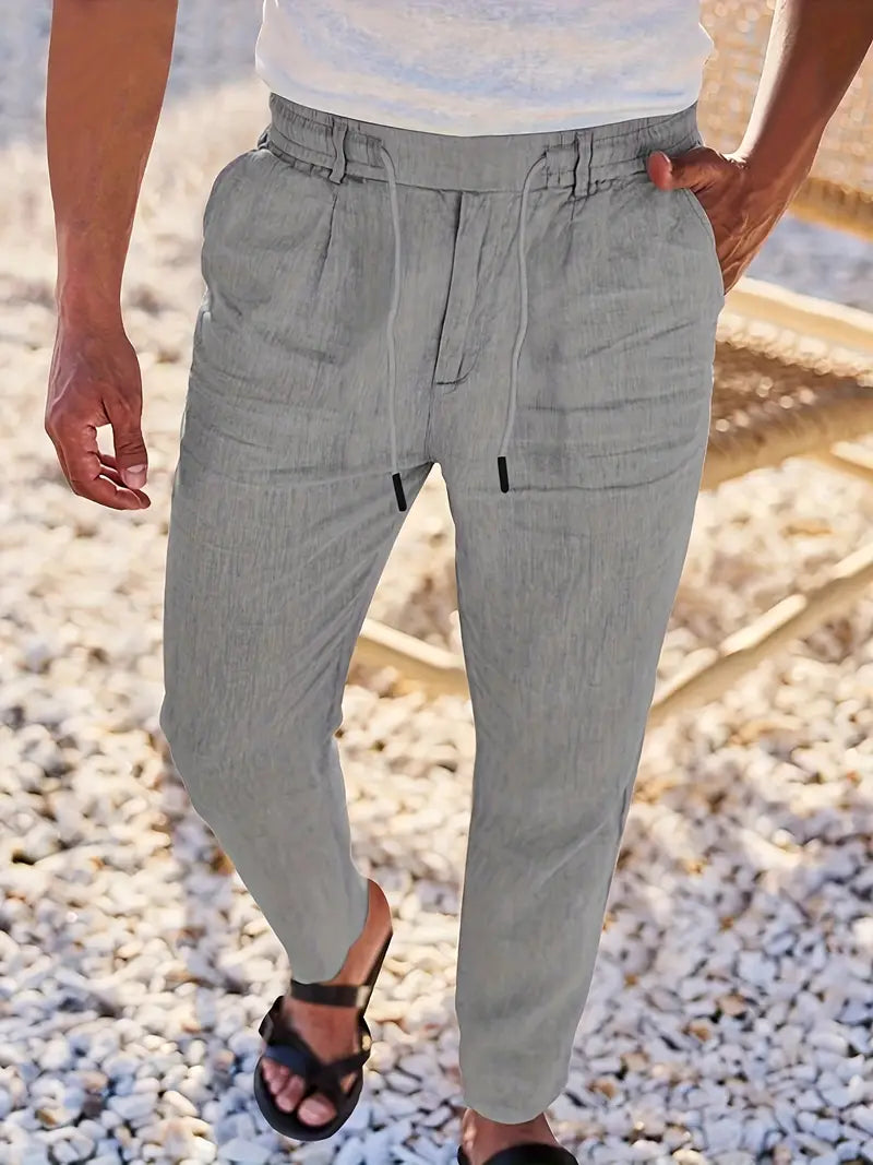 Jörg - Weite Hose mit Kordel