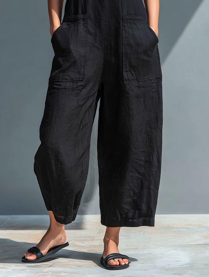 Amalia - Ärmelloser Jumpsuit
