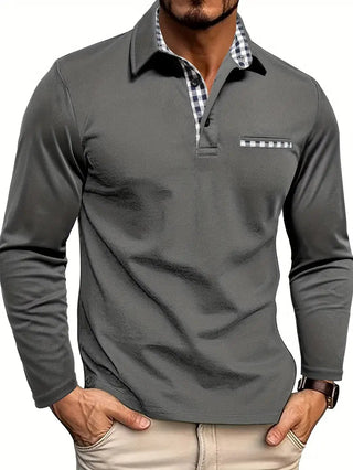 Hendrik - Langarm-Poloshirt