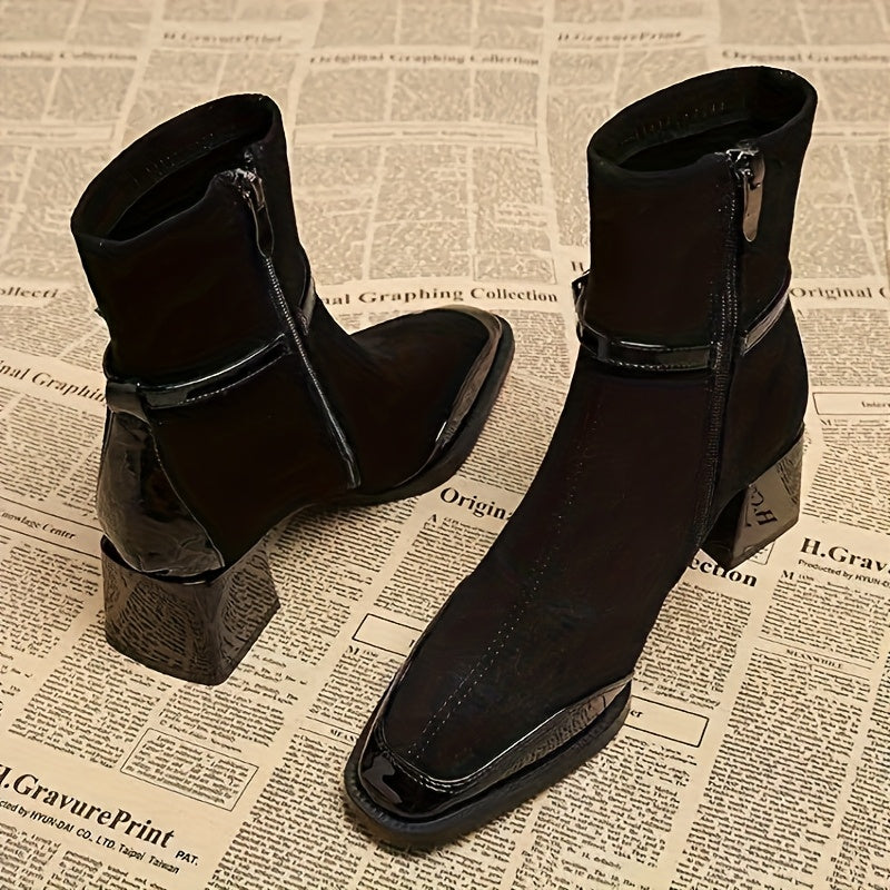 Kira - Stiefel in Wildlederoptik