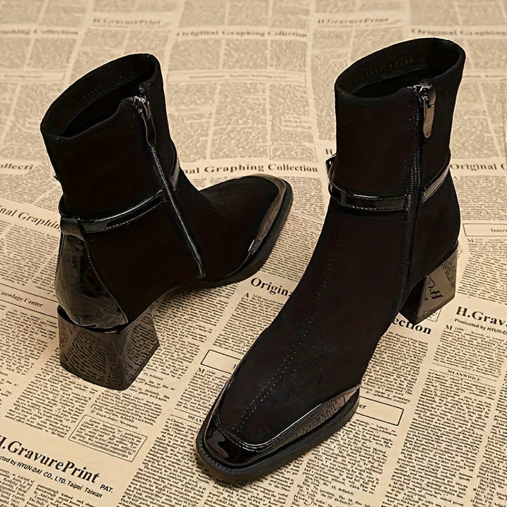 Kira - Stiefel in Wildlederoptik