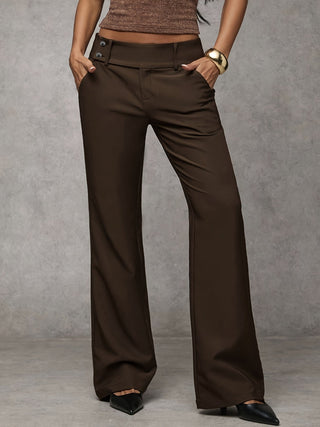 Duna - Weite Hose mit hohem Bund