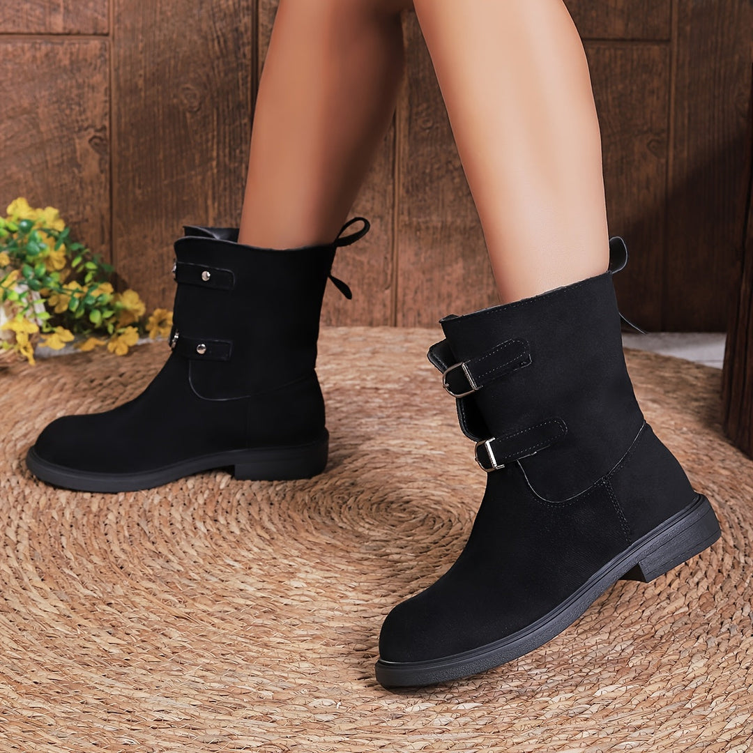 Sandy - Stiefeletten in Wildlederoptik