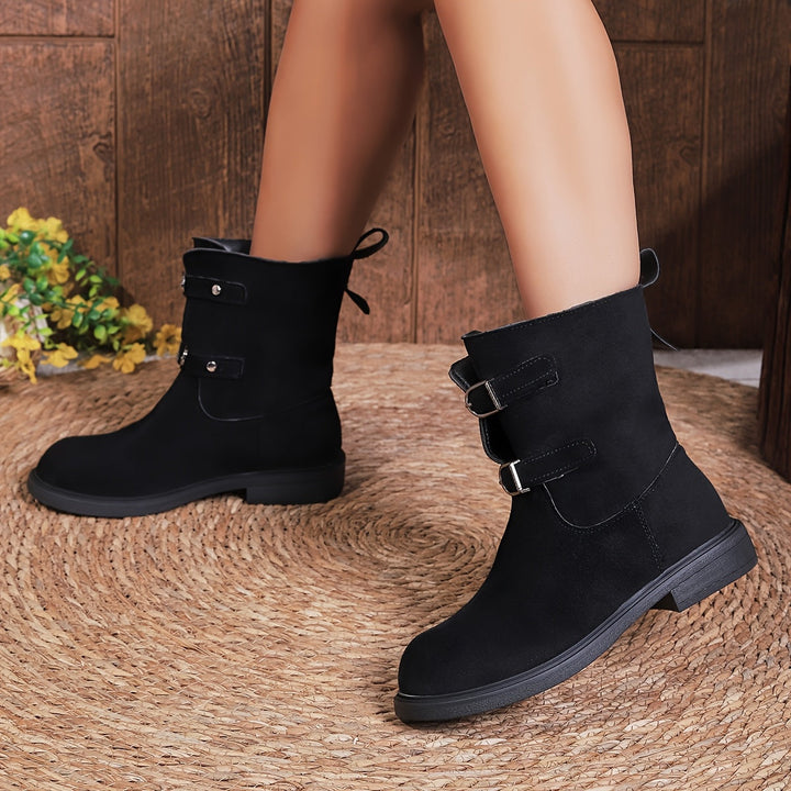 Sandy - Stiefeletten in Wildlederoptik
