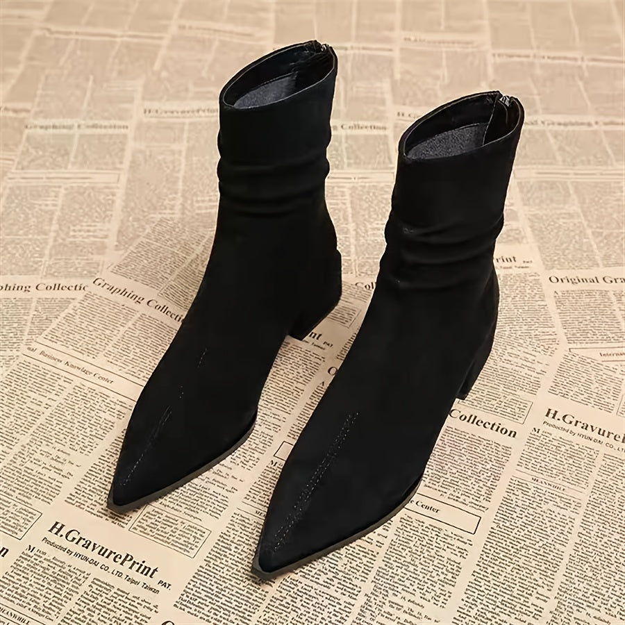 Svea - Stiefel in Wildlederoptik