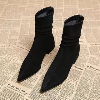 Svea - Stiefel in Wildlederoptik
