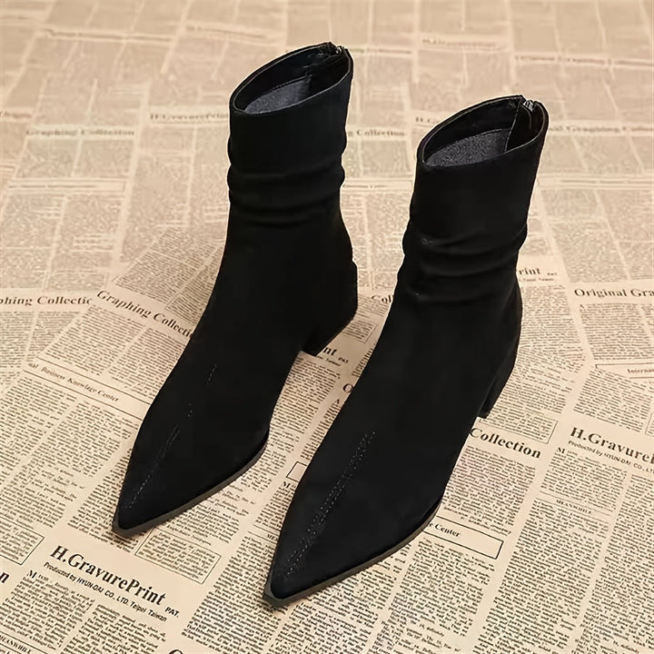 Svea - Stiefel in Wildlederoptik