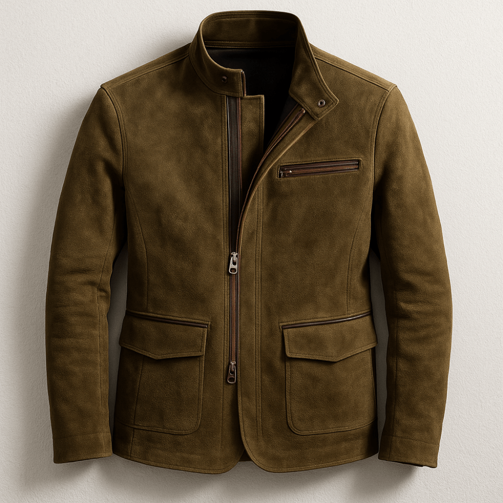 Volker - Jacke in Wildlederoptik