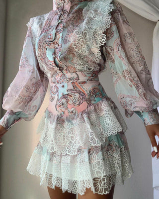 Inga - Bluse mit Minirock