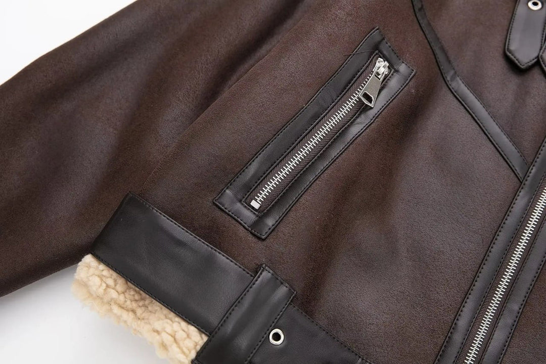 Charlotte - Lammfelljacke
