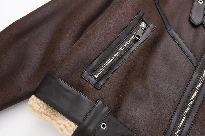 Charlotte - Lammfelljacke