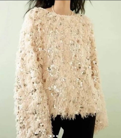 Smilla - Paillettenpullover