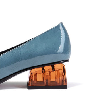 Zoe - Lederschuhe mit Kette