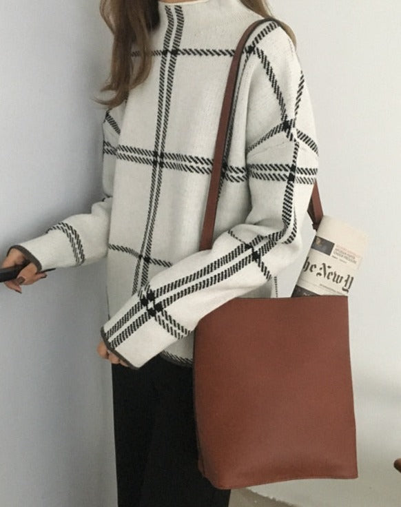 Theresa - Karo-Pullover