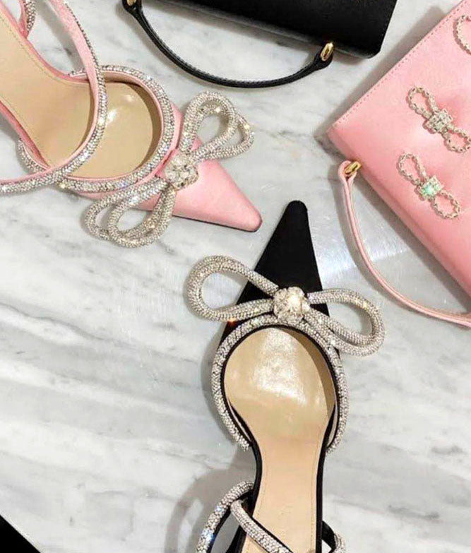 Rita - Stiletto mit Strass-Schleife