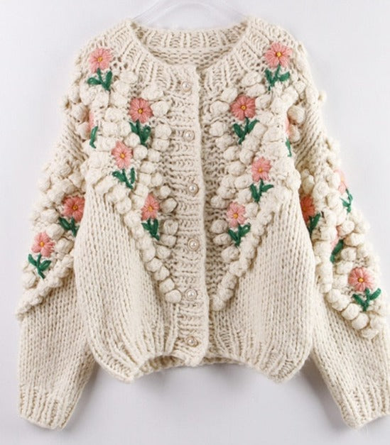 Elif - Blumen-Cardigan