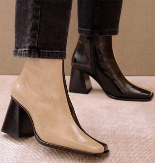 Bettina - Colorblock-Stiefeletten