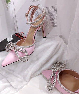 Rita - Stiletto mit Strass-Schleife