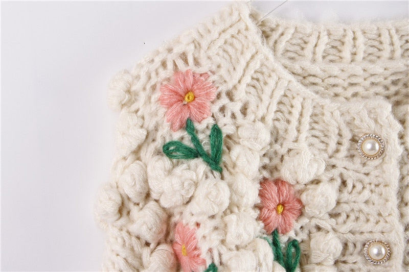 Elif - Blumen-Cardigan