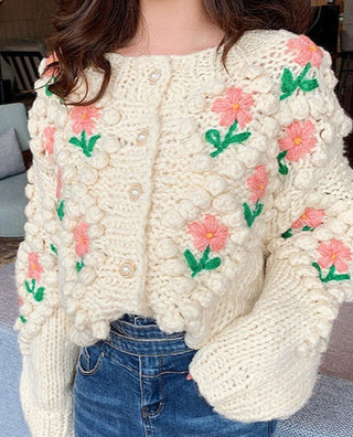 Elif - Blumen-Cardigan