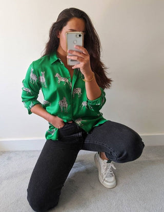Thea - Satinhemd