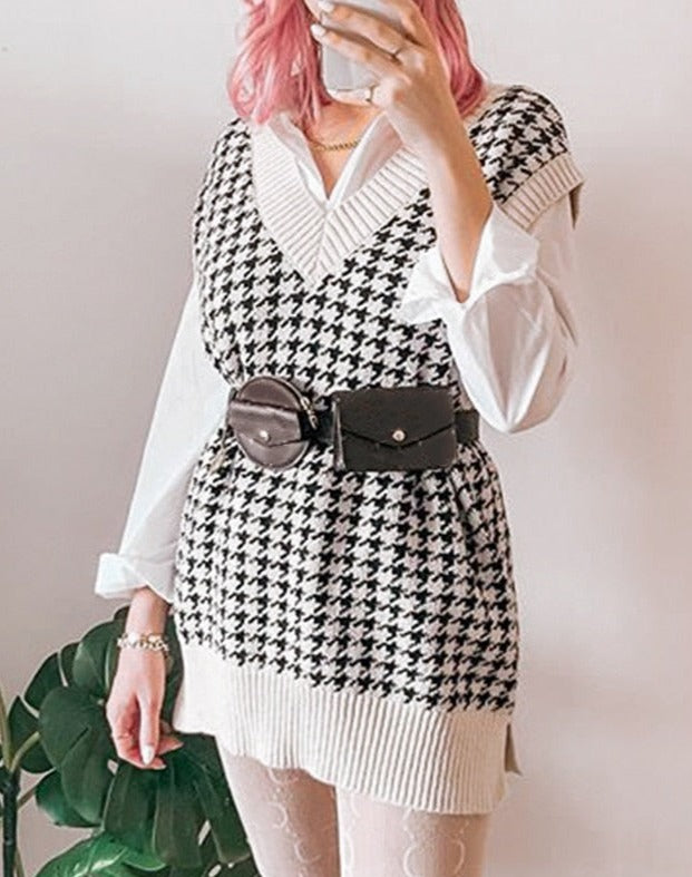 Eileen - V-Ausschnitt-Pullover