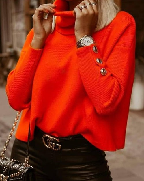 Edith - Rollkragen-Pullover