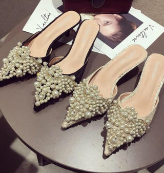 Sigrid - Pumps mit Perlen