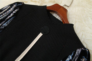 Fritzi - Strickset mit Pailletten