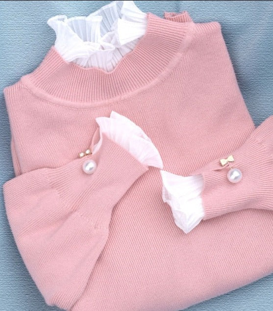 Elsa - Kurzer Strickpullover