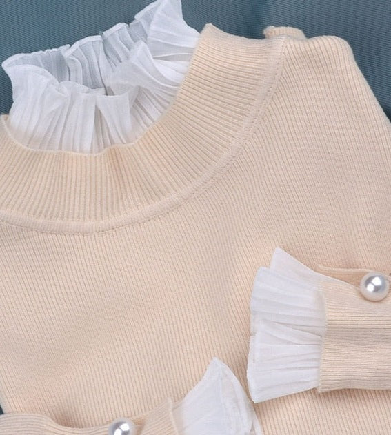 Elsa - Kurzer Strickpullover