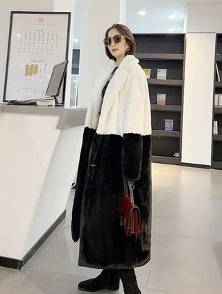 Ella - Oversized Kunstfellmantel