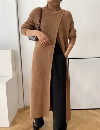Vera - Langer Strickpullover