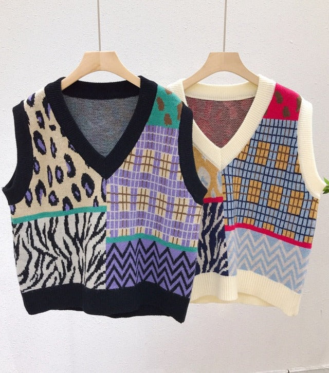 Carina - Colorblock-Pullunder