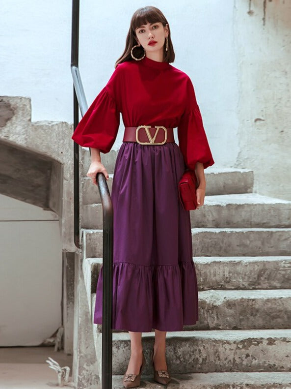 Eileen - Vintage-Bluse mit Rock