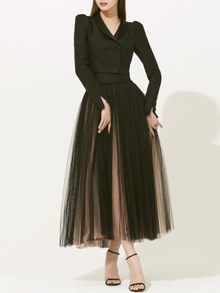 Edith - Blazer mit Mesh-Rock