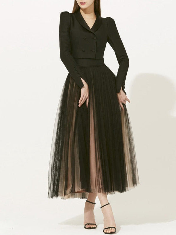 Edith - Blazer mit Mesh-Rock